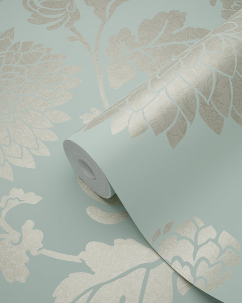 Origin Wallcoverings behang bloemen celadon groen - 53 cm x 10,05 m - 326148 - vtwonen shop