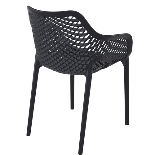 Garden Impressions tuinstoel Air XL design zwart - 2 stuks - vtwonen shop