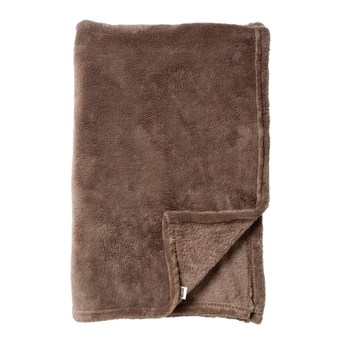 VOORDEELSET - 3-delig - Zaya & Harvey - 2 sierkussens 45x45 cm - 1 plaid 150x200 cm - taupe