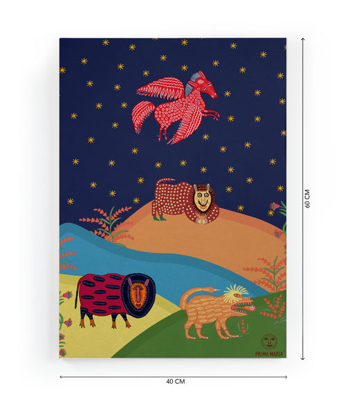 Canvas 60x40 Afdruk Prima Maria Landschap - vtwonen shop