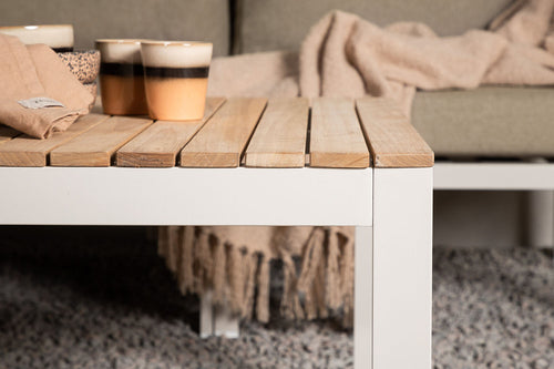 Rebellenclub Tuin Salontafel Yew - 120 x 70cm - Beige