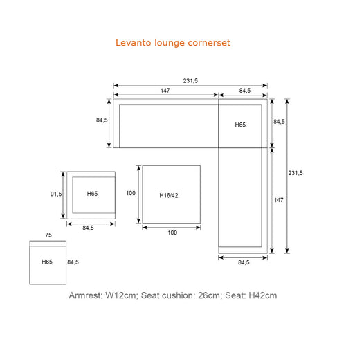 Garden Impressions middenelement Malakka - taupe - vtwonen shop