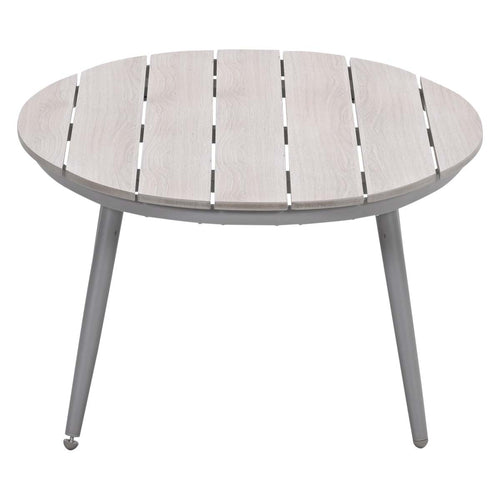 Garden Impressions bijzettafel Lucas taupe ovaal - 120 x 75 x 45 cm - vtwonen shop