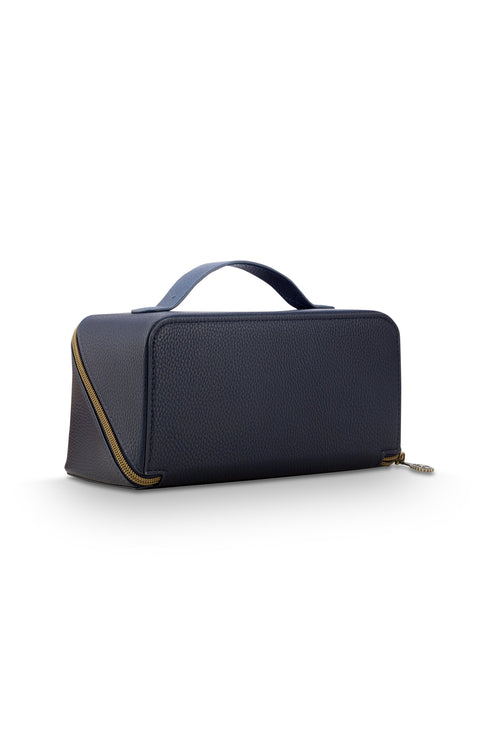 Pip Studio - Cyrille Make-up Tasje Dames - Blauw - 11x5x22cm - vtwonen shop