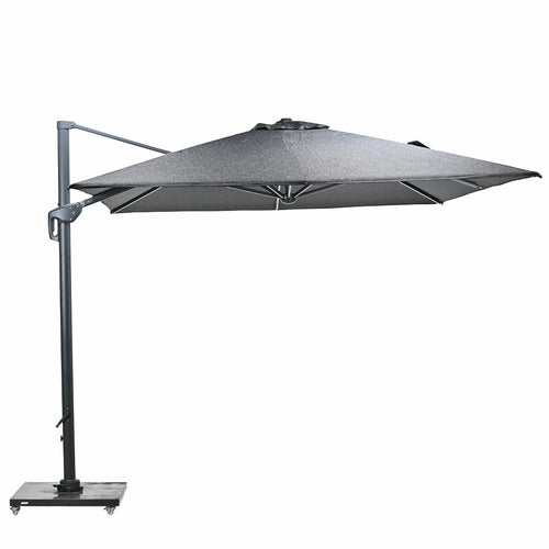 Garden Impressions zweefparasol Hawaii Big Pole Telescopic zwart - 300x400 cm - vtwonen shop