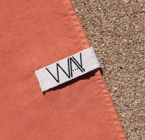 WAY strandlaken - 100 x 220 cm - Terracotta