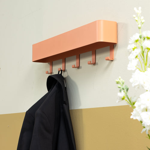 Spinder Design kapstok Dax Play 5 - Clay Terra - 5 haken - vtwonen shop
