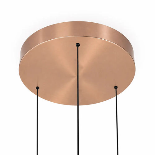 Freelight hanglamp Rosa - 3 lichts - 30  x 180   cm - rosé goud