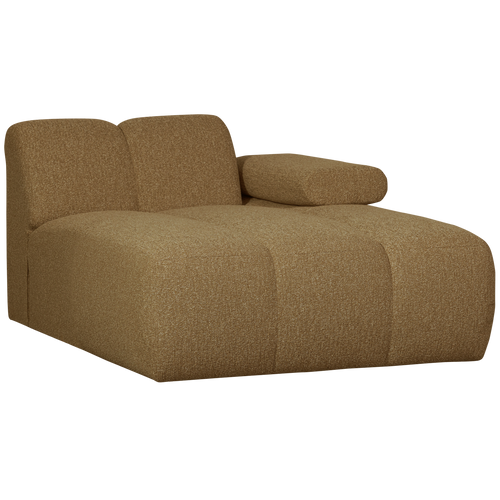 WOOOD chaise longue element rechts Mojo - Bouclé - Geel -74x162x122cm - vtwonen shop