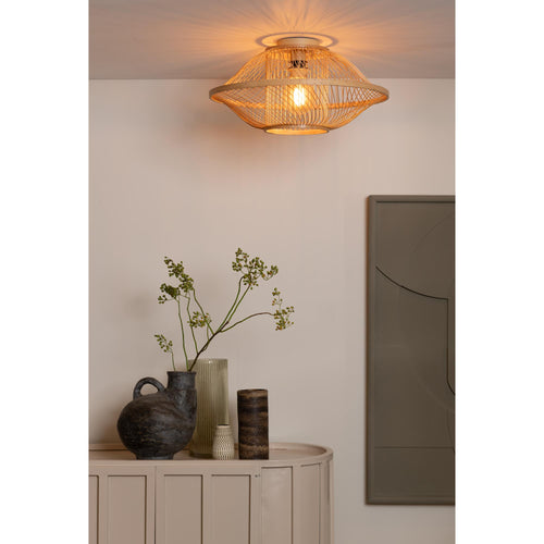 GOOD&MOJO plafonniere MAUI - bruin - Ø50cm - vtwonen shop