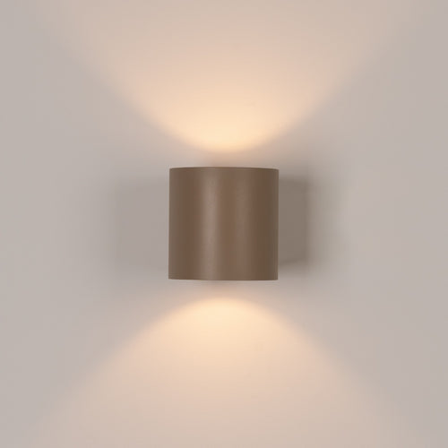 Sollux Lighting Wandlamp ORBIS 1 taupe - 10x12x10cm