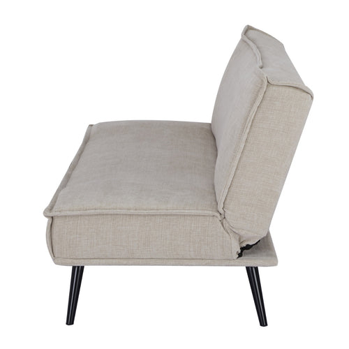 Giga Meubel Slaapbank Mali - Beige Stof - 181x83x81cm