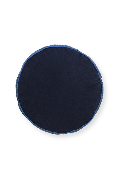 Pip Studio Sierkussen Alfombra Blauw Fluweel 40 x 40 cm
