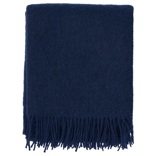 Klippan 100% wollen deken - Gotland - navy- 130x200cm - vtwonen shop