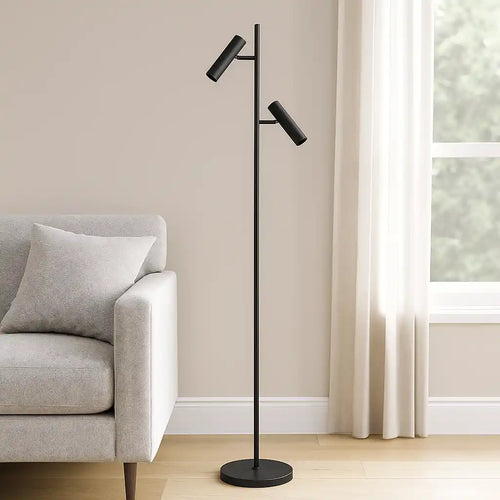 Freelight vloerlamp Undici - 1 lichts - 30  x 135   cm - zwart - vtwonen shop