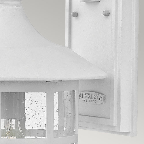 Elstead Hinkley Freeport Outdoor Wandlantaarn Structuur Wit, IP44