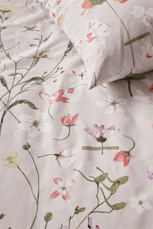 Ariadne at Home dekbedovertrek Flowerlove - 200x200/220 cm - zand