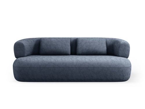 Micadoni Bank Jenny 3-zits, chenille, donkerblauw - 90x178x73cm