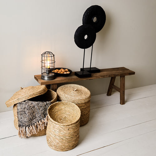 Light & Living ornament OLUMI - 28x10.5x65.5cm - zwart