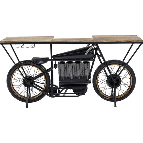 Kare Design Bartafel Motorbike Zwart