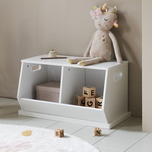 Petite Amélie Speelgoedkist CIEL - MDF - wit