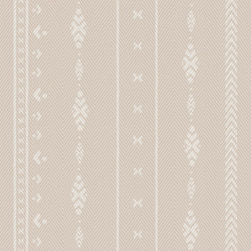 Sanders & Sanders behang etnisch motief beige en wit - 53 cm x 10 m - 640523