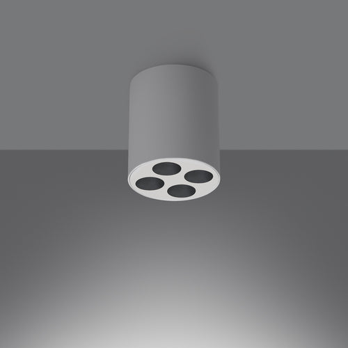 Sollux Lighting Plafondlamp ZOE wit LED - 7,2x7,2x8,3cm