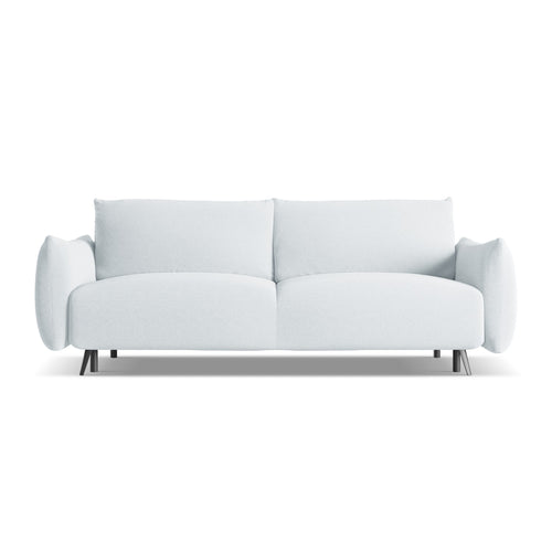 LaMiaSofa 3-zits slaapbank Genova - chenille stof - lichtblauw - 230x105x86
