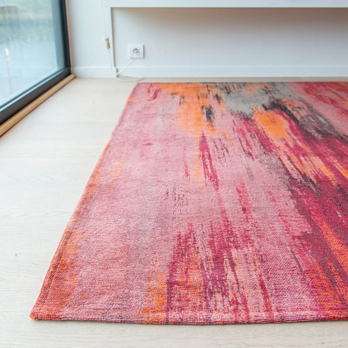 Louis De Poortere vloerkleed Hibiscus Red - rood - 280x390cm