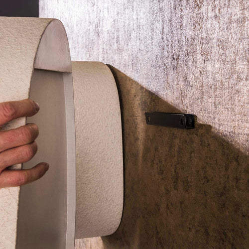 Giga Meubel Wandschap Stone Druppel - Wit Marmer - Set van 3 - vtwonen shop