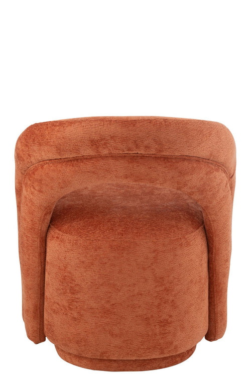 J-Line stoel Accent - textiel - oranje/roest