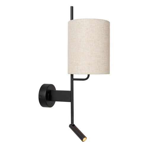 Lucide wandlamp MAGIC - 1xE27 - Zwart