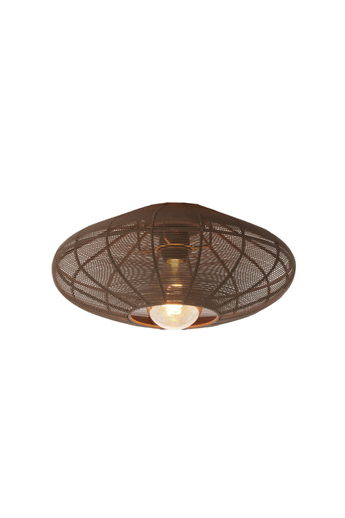 Light & Living plafonnière BAHOTO - bruin - Ø40x17cm - vtwonen shop