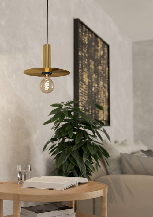 EGLO hanglamp Escandell - e27 - 25 cm - zwart/goud - vtwonen shop