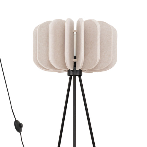 Sollux Lighting Staande lamp MULA 45 beige - 45x45x134cm