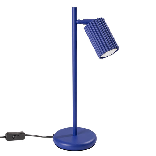 Sollux Lighting Tafellamp KARBON ultramarijn - 14,5x19,5x43cm