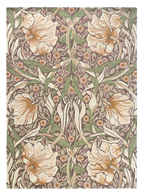 Laagpolig vloerkleed Morris & Co Pimpernel Aubergine 28805 200x280 cm - vtwonen shop