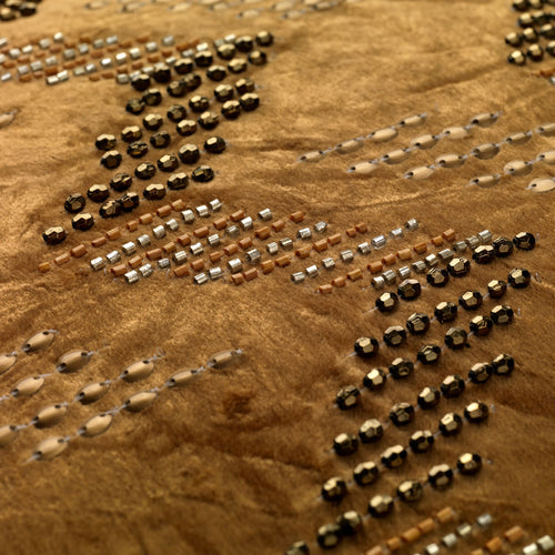 LUCIE | sierkussen 45x45 cm | Tobacco Brown | bruin | Hoii | met duurzame kussenvulling