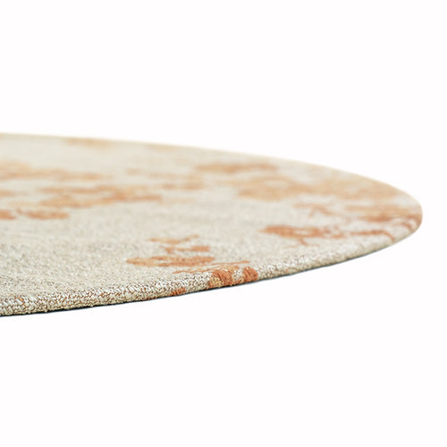 Louis De Poortere binnen & buiten machinewasbaar vloerkleed Sakura van 70% gerecycled PET - beige - 240x240cm