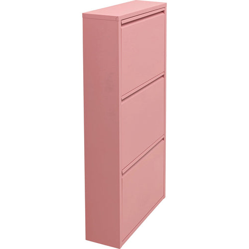 Kare Design Schoenenkast Caruso - roze - 3 laden