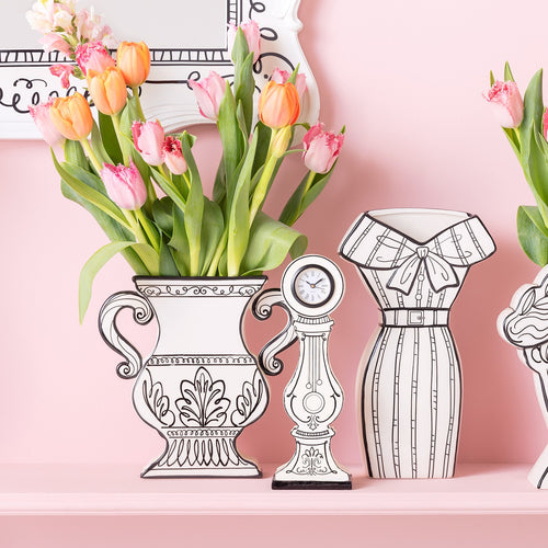 Kare Design Vaas Favola wit en zwart - vtwonen shop