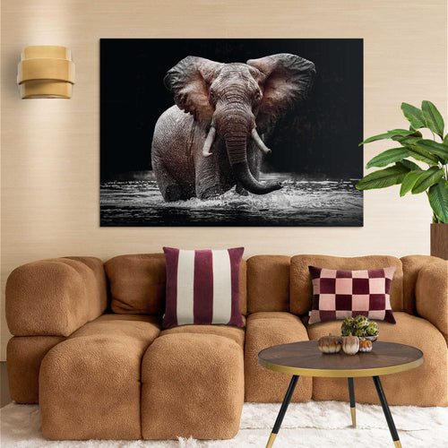 Reinders schilderij Olifant - 100x140cm