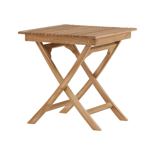 Nest outdoor Joan Inklapbare Houten Tuintafel Naturel - 70 x 70 cm - vtwonen shop