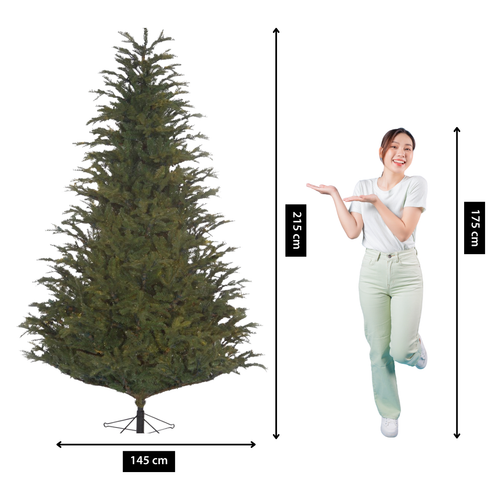 Black Box Trees Frasier Kunstkerstboom - Kunst Kerstboom H215 x Ø145 cm - Groen