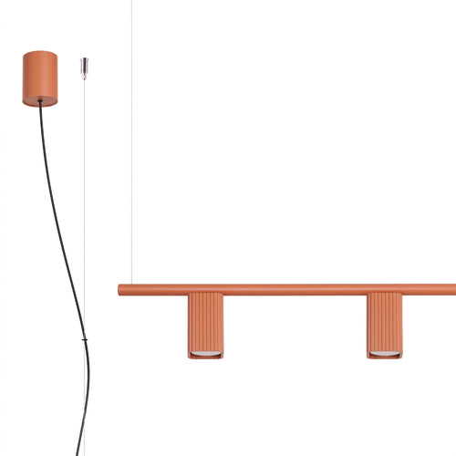 Sollux Lighting Kroonluchter RAYO 4 rode oker - 122x6x208cm