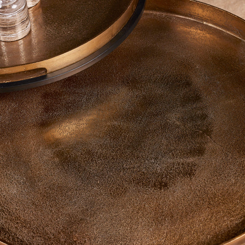 Starfurn  salontafel Puck - brons - 78x78x38cm - vtwonen shop