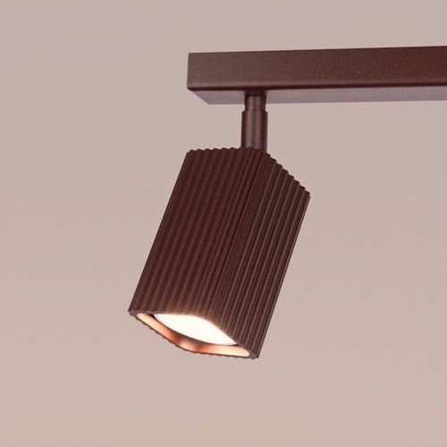 Sollux Lighting Plafondlamp RAYO 4L bruin - 81x6x16,5cm