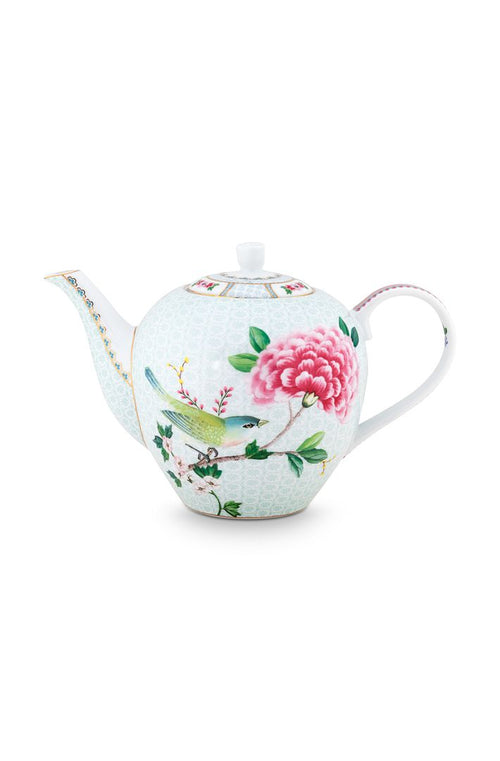 Pip Studio Blushing Birds Theepot - Servies - Theekan - Wit - 1.6l - vtwonen shop