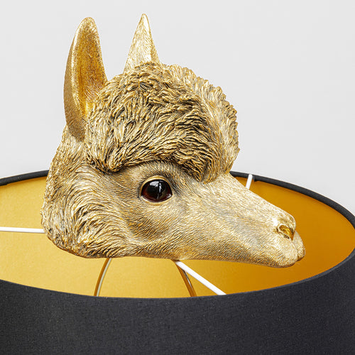 Kare Design Vloerlamp lama 108cm goud - vtwonen shop