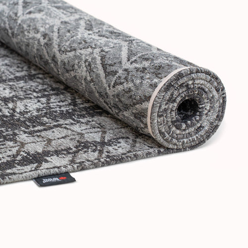 Ecorugs vloerkleed Harlem Contrast - zwart - 280x390cm